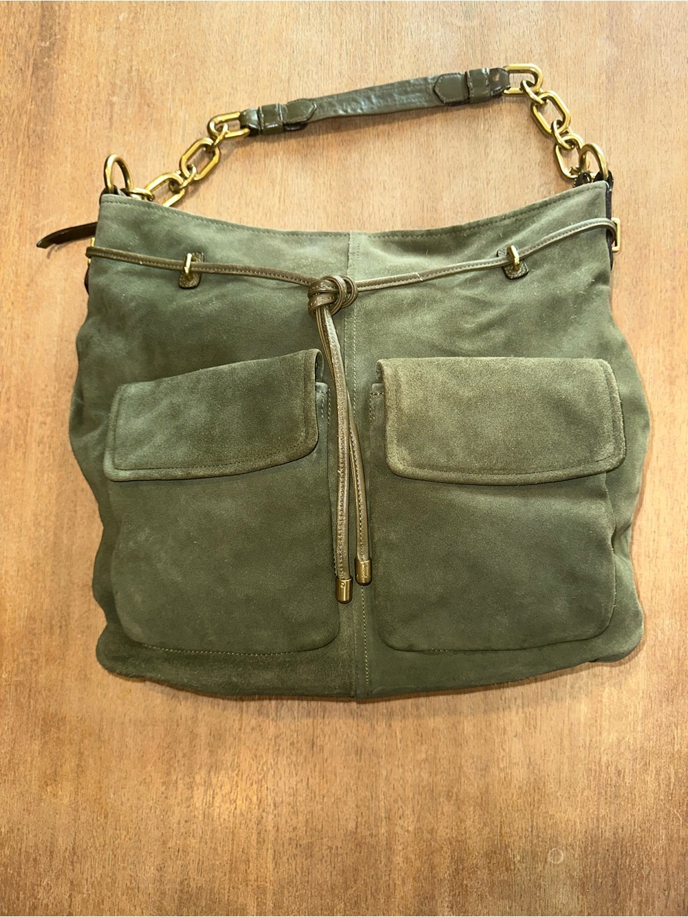 🫒Coach Chelsea Suede Pocket Hobo 17841 🫒 - Picture 11 of 12